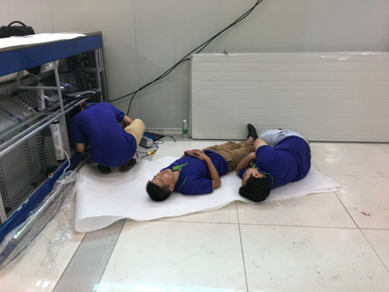 抢修遭台风重创的九洲港口岸，拼搏(中国)pinbo·官方网页版,义不容辞！